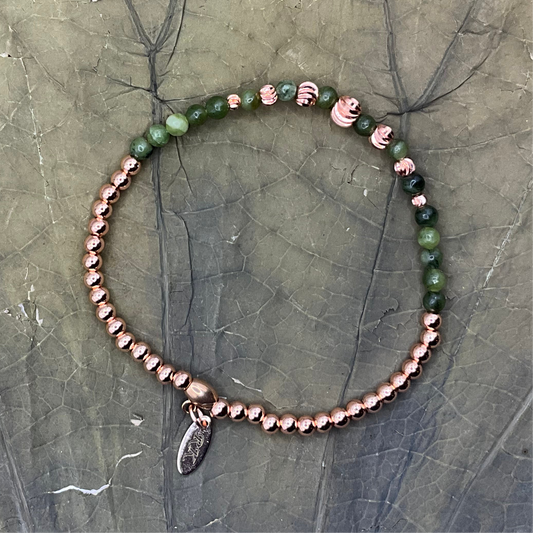 Rose Jade Bracelet