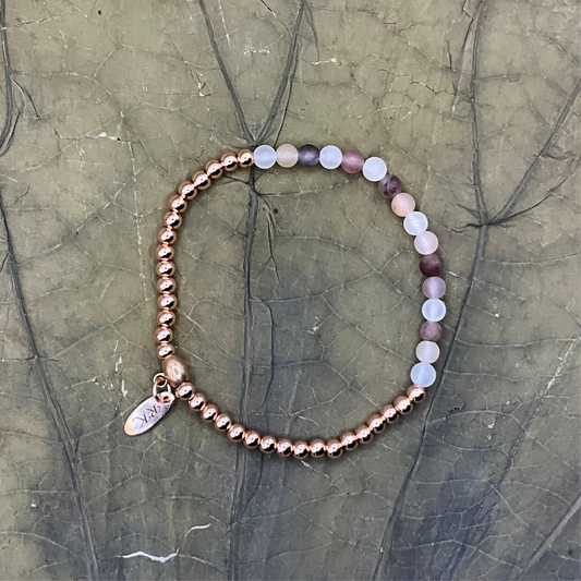 Dusky Rose Glow Bracelet