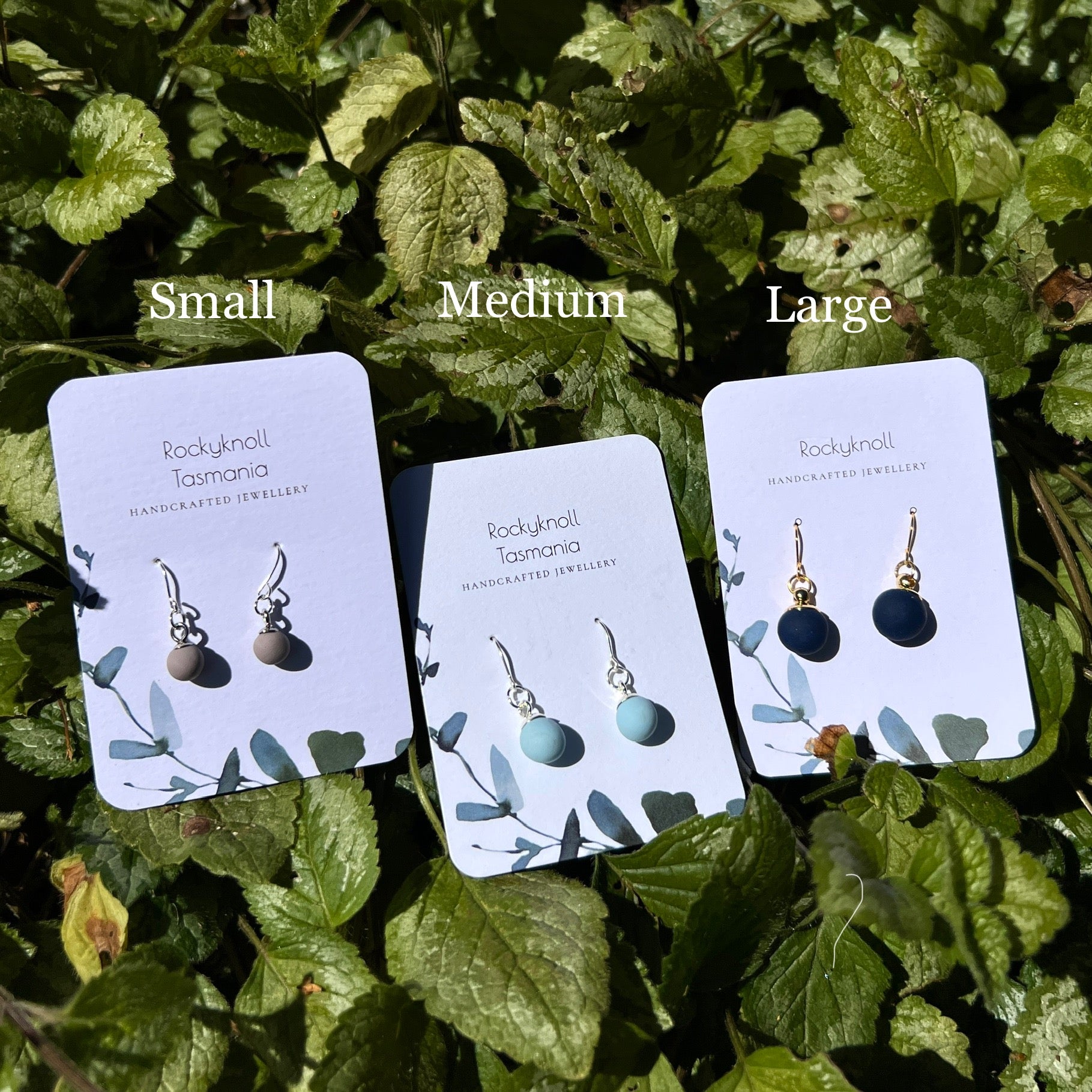 Bella Earring sizes
